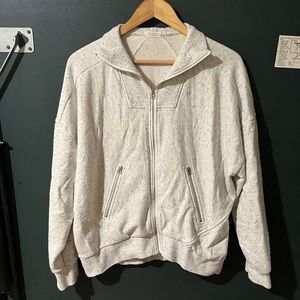 Rag & bone zip up sweatshirt